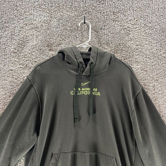 Nike Hoodie Sweatshirt Mens Small Gray Pullover LA California Los Angeles Adult - Picture 3 of 16